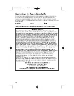 Preview for 16 page of Hamilton Beach 14200 - Nonstick Auto-Off Retro Steam Iron Instruction Manual