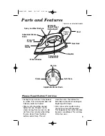 Preview for 3 page of Hamilton Beach 14515 - Steam Storm Iron User Manual