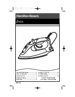 Hamilton Beach 14700 Use & Care Manual preview