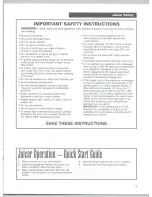 Preview for 3 page of Hamilton Beach 1G96700 Operation Manual