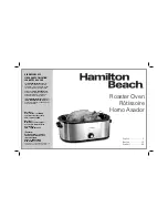 Hamilton Beach 22 Quart User Manual preview