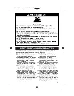 Preview for 11 page of Hamilton Beach 22705 User Manual