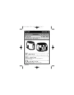 Hamilton Beach 24502 - 4 Slice Digital Toaster Product Manual preview