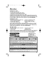 Preview for 23 page of Hamilton Beach 25326 Operating Instructions Manual