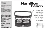 Preview for 1 page of Hamilton Beach 25334-SC Manual