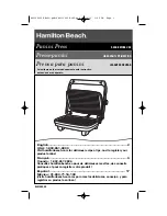 Hamilton Beach 25460 Use & Care Manual preview