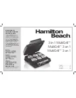 Предварительный просмотр 1 страницы Hamilton Beach 25600 Manual