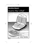 Предварительный просмотр 7 страницы Hamilton Beach 26200 - Flip 'N Fluff Belgian Waffle Baker User Manual