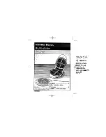 Hamilton Beach 26400 User Manual preview