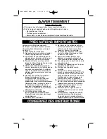 Preview for 10 page of Hamilton Beach 26501 User Manual