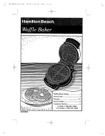 Hamilton Beach 26680 User Manual preview