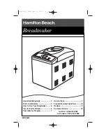 Preview for 1 page of Hamilton Beach 29880 - Bread Maker Frequently Asked Questions Manual