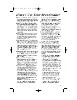 Preview for 5 page of Hamilton Beach 29880 - Bread Maker Frequently Asked Questions Manual