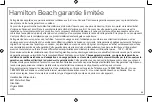 Preview for 23 page of Hamilton Beach 31240 Instructions Manual