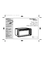 Предварительный просмотр 1 страницы Hamilton Beach 31508 - 6 Slice Capacity Toaster Oven... User Manual