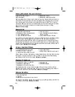 Предварительный просмотр 10 страницы Hamilton Beach 31989 Use & Care Manual