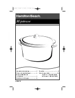 Preview for 25 page of Hamilton Beach 33064 How To Use Manual