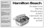 Preview for 1 page of Hamilton Beach 33105 Instructions Manual