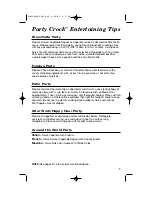 Предварительный просмотр 7 страницы Hamilton Beach 33417 - Party Crock Cook Set Orange Use & Care Manual