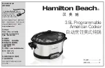 Preview for 1 page of Hamilton Beach 33441-CN Manual
