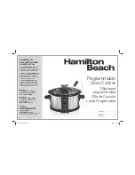 Preview for 1 page of Hamilton Beach 33464 User Instructions