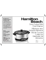Hamilton Beach 33473 Use & Care Manual preview