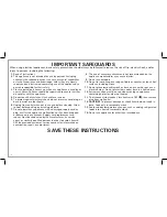 Preview for 2 page of Hamilton Beach 33473 Use & Care Manual