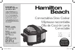 Hamilton Beach 33540A Connectables Manual preview