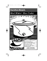 Hamilton Beach 33725 How To Use Manual preview