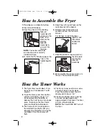 Preview for 4 page of Hamilton Beach 35030 - 12 Cup Oil Capacity Deep Fryer User Manual