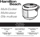 Preview for 1 page of Hamilton Beach 37523 User Manual