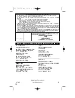 Предварительный просмотр 24 страницы Hamilton Beach 40115 Utilisation Et L'Entretien