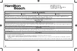 Предварительный просмотр 26 страницы Hamilton Beach 40516R Manual