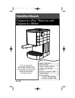 Предварительный просмотр 1 страницы Hamilton Beach 40714 User Manual