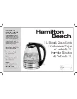 Hamilton Beach 40930 Manual preview