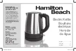 Preview for 1 page of Hamilton Beach 40998C Use And Care Manual