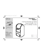 Hamilton Beach 42115 - 3-IN-ONE Hot Beverage Center Product Manual preview