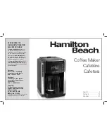 Hamilton Beach 45300 Manual предпросмотр