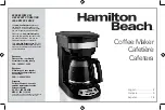 Предварительный просмотр 1 страницы Hamilton Beach 46230 Manual