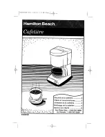 Предварительный просмотр 7 страницы Hamilton Beach 48131 - WHT Express Coffee Maker Product Manual