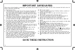 Preview for 2 page of Hamilton Beach 49980 Instructions Manual