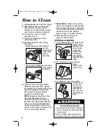 Preview for 8 page of Hamilton Beach 50754 - WaveStation Dispensing Blender User Manual