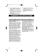 Preview for 14 page of Hamilton Beach 50754 - WaveStation Dispensing Blender User Manual