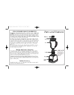 Preview for 3 page of Hamilton Beach 52277 - Classic Chrome 12 Speed Blender User Manual