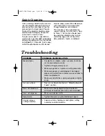 Предварительный просмотр 9 страницы Hamilton Beach 52735 - Wave Station 12 Speed Dispensing... User Manual