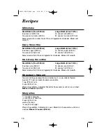 Предварительный просмотр 10 страницы Hamilton Beach 52735 - Wave Station 12 Speed Dispensing... User Manual