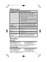 Предварительный просмотр 21 страницы Hamilton Beach 52735 - Wave Station 12 Speed Dispensing... User Manual