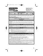 Предварительный просмотр 35 страницы Hamilton Beach 52735 - Wave Station 12 Speed Dispensing... User Manual