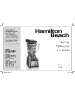Preview for 1 page of Hamilton Beach 53514 Instruction Manual