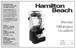 Preview for 1 page of Hamilton Beach 53600 Manual